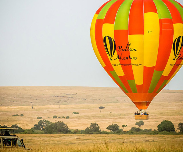 Masai Mara luxury hot air ballon safari