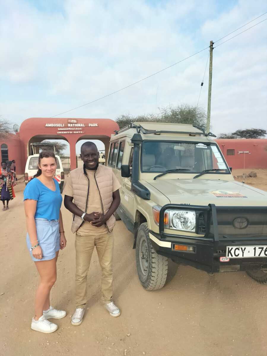 Amboseli visit with tourist during 7 day Kenya safari