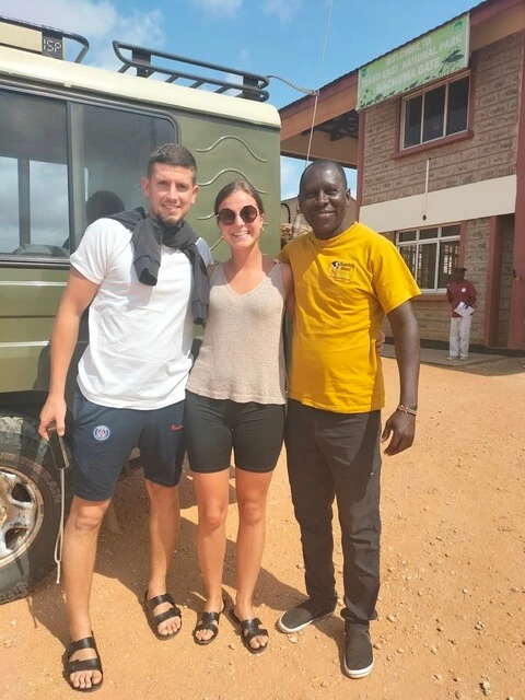 Tsavo East tourist