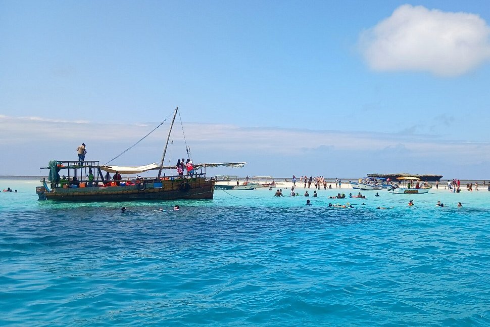 Swimmers at Kisite Marine Park
